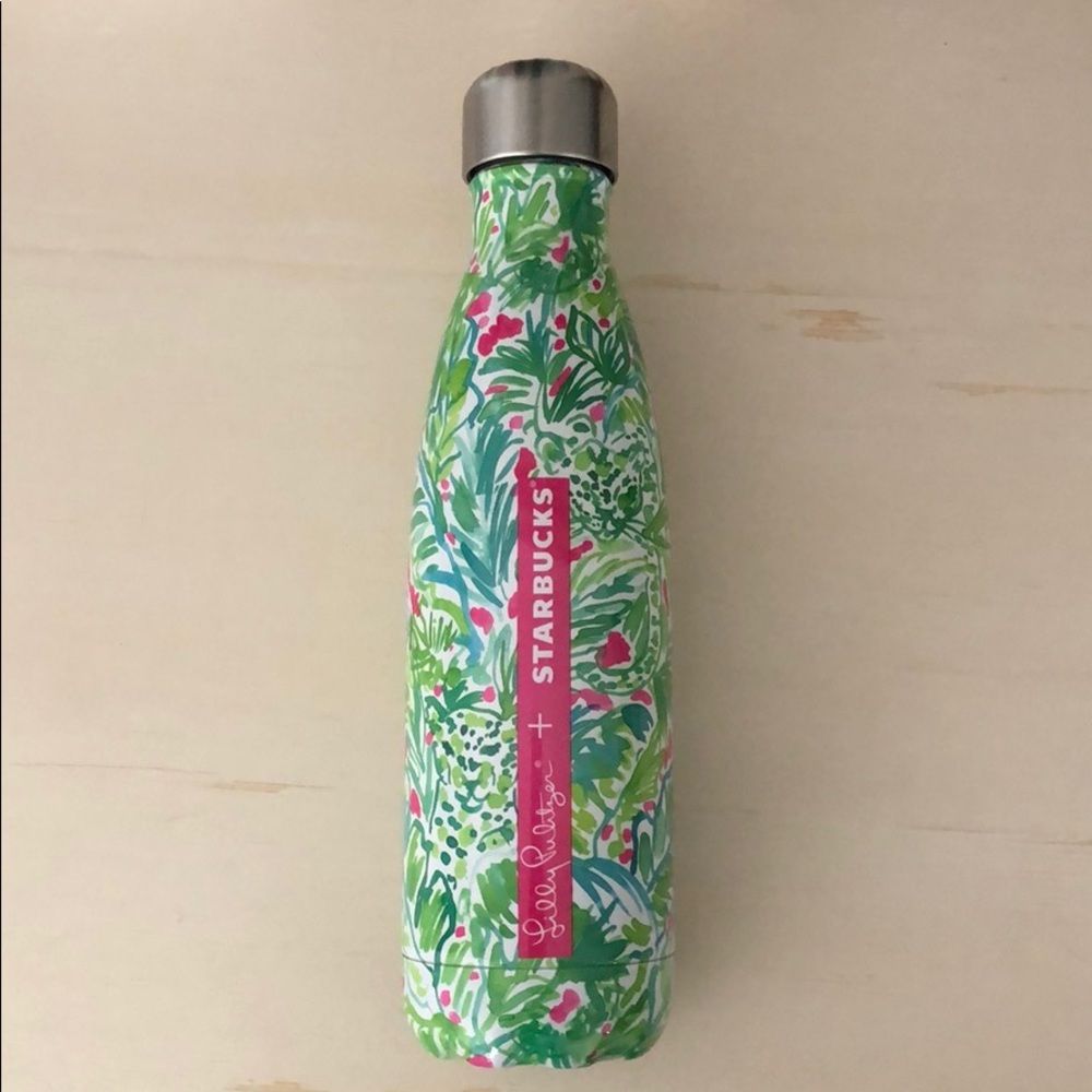 Lilly Pulitzer + Starbucks water bottle